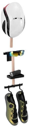 Fmzrbnih Porte-casque De Vélo Mural | Porte De Vélo Vertical - Stockage De Vélo Garage - Pour Vélo Ordinateur Lunettes Atelier Sous-Sol Blanchisserie Remise Appartement Intérieur Maison