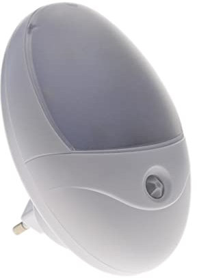 BeMatik - Luz LED Nocturna con Sensor de Movimiento Tipo Enchufe 230VAC