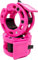 Clout Fitness Olympic Barbell Clamps Collars Quick Release Pair of Locking Weight Clips Fit 2 Inch Barbell for Weightlifting Pink
