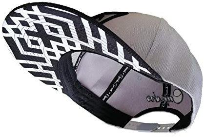 Capiche [99+ VARIATIONEN] Snapback Cap - Kappe - Baseball - Mütze - Herren - Grau - Kreuz - abstrakte Kunst - Geometrisch - [Regular] The X