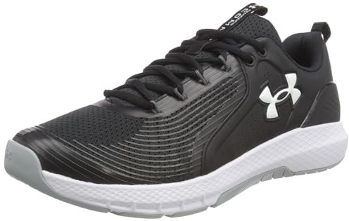 Under Armour UA Charged Commit TR 3, Scarpa da Allenamento Uomo, 44.5 EU, Nero (Black / White / White)