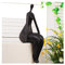 Uziqueif Frau Skulptur Figuren Yoga Statue Woman Dekor Polyresin Arts Deko Geschenk, Handgefertigte Harz-Skulptur Ornament für Heimdekoration, Höhe 37cm