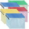 Borse di File, 30 Pezzi A4 Sacchetto di Zip Impermeabile Mesh Sacchetto del Documento, Cartelline Plastica Busta pper Viaggio, Uffici, Scuola, Cosmetici