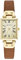 Anne Klein Women's Leather Strap Watch, AK/3752 Honey Brown/Gold