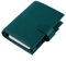 Moterm Personal Luxe Ringe Planer - Echtes Leder Binder Organizer (30mm Ring, Kiesel-Tiefes teal)