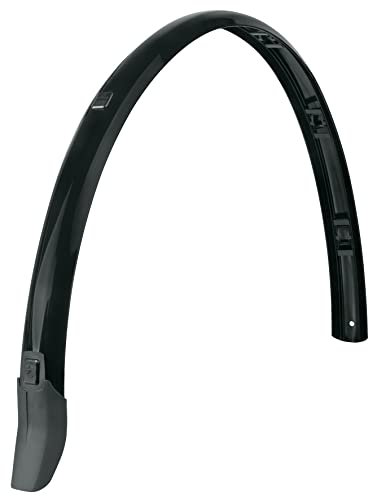 SKS GERMANY BLUEMELS CABLE LINE 28″ 45 BLACK REAR Hinterrad-Schutzblech, Radschutz ohne Befestigungsmaterial (Sandwich-Konstruktion, robust und biegesteif, Kabelführungssystem) Schwarz