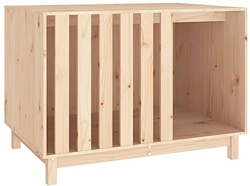 vidaXL Hundehütte 100x70x72cm Massivholz Kiefer Hundehaus Hundehöhle Hundebett