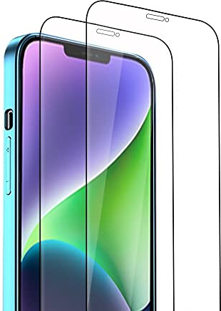 EASSGU 2 Piezas Protector de Pantalla Compatible con Redmi Note 12S (6.43 Inches) Vidrio Templado HD - Negro