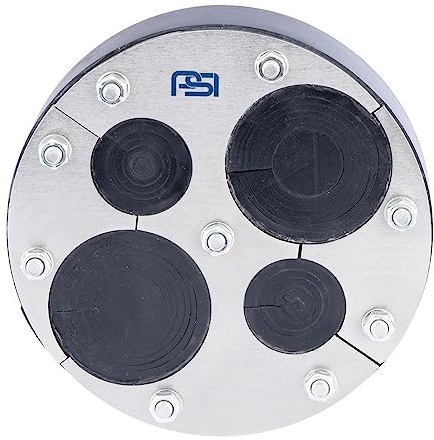 PSI Compakt Ringraumdichtung Varia Multi Mehrfach-Mauerdurchführung Kernbohrung 150 mm, Mediumrohr 2x(4-32 mm), 2x(22-54 mm)