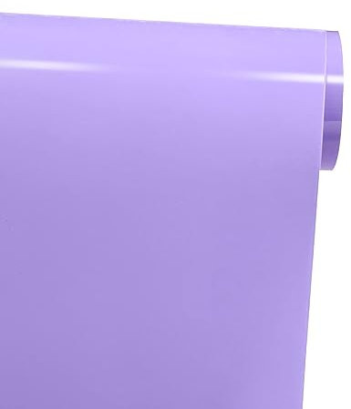 FORBELL Plotterfolie Textil, 30.5cm×3m Textil Bügeltransferfolie (Lavendel)