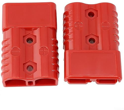 Conector de batería, 2X PARA enchufe estilo para Anderson CABLE CONECTOR DE ALIMENTACIÓN DE BATERÍA 175 AMP GRIS/ROJO Conector de clavija de conexión rápida