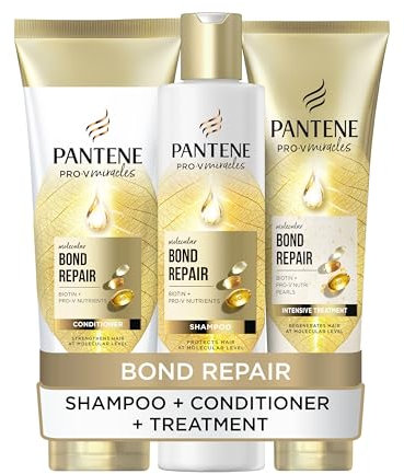 Pantene Molecular Bond Repair Shampoo, Conditioner, Treatment