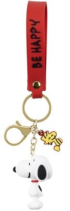 Peanuts Snoopy GH00258YL.PH Schlüsselanhänger aus Vinyl, weiß, Einheitsgröße, Casual