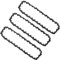 3PC 8 Inch Pole Saw Chain for Dewalt DCPS620B DCPS620M1 Chainsaw, 8 Replacement Chain for Dewalt DCCS623B DCCS623L1
