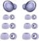 6 Pairs Phantom Violet Replacement Ear Tips for Galaxy Buds Pro, Non-Slip Silicone Earbuds Cap Compatible with Samsung Galaxy Buds Pro SM-R190 Noise-Reducing Earplugs with filter (S/M/L)