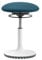 TOPSTAR Living Chair Move höhenverstellbarer Bürohocker, ergonomischer Arbeitshocker, drehbarer Sitz, Sitzhöhe von 45-58 cm, Petrol