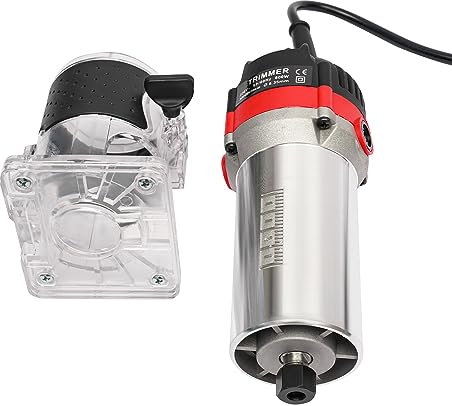 Anesty Palm Router Trimmer,Trimmer for Woodworking, Handheld Wood Compact Trim Router Power Routers Tool,800W Pure Copper Motor and 30000r/min,for Wood Trimming,Hand Production,Cabinet Processing