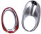 iFutniew Für -V 2007 2008 2009 Frontstoßstange Nebelscheinwerfer Verkleidung Felge Lampe Abdeckung Kappe Reflektierende Aufkleber Kit Zubehör
