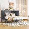 FEZTOY Schrankbett Bett 140x200, vielseitiges Bett mit Lattenrost, Verwandelbare Plattformbetten, Wandklappbett, Jugendbett, Modern Design, Grau, ohne Matratze