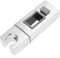 Chrome Riser Rail Bracket Slider, Adjustable Height, Push Button Adjustment