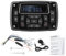 Marran 1 PCS 12V Boat Media MP3 Player Marine Stereo Waterproof Bluetooth Audio Radio FM AM Receiver Black & Silver Plastic+Metal IP66 Waterproof Boat Accessory