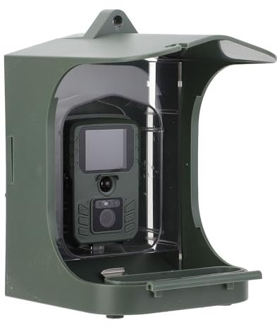Zoeyilan Smart Bird Feeder with Camera, 1080P HD Visual Storage Feeders, Camera Birdhouse with 256G Card for Outside Yard House Tree for Bird Lovers(Black)