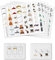 GOMAKERER 240 Stück Lichtschalter Aufkleber, 24 Designs Bunte Schalter ID Aufkleber Schalttafel Label Aufkleber Für Hause Küche Badezimmer Büroschule 25x25mm