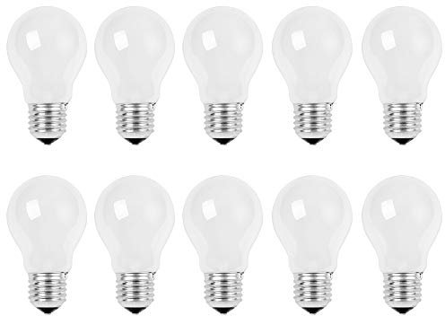 NCC-Licht 10 Stück Birnenlampe Standard matt E27 100W warmweiß dimmbar 230V