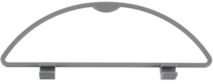 LT Easiyl 1x Ersatz-D-Ring für Mülleimer Kompatibel mit Hartal-Mülleimern Im Alten Stil 38 Mm X 10 Mm Mülleimeraufhänger für Wohnwagen/Wohnmobile Und Boote Grauer Kunststoff