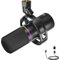 socodox Microfono dinamico XLR/USB, microfono per PC, per streaming, podcasting, giochi, RGB, funzione mute e cancellazione del rumore, controllo volume, jack per cuffie