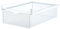 Youyijia Drawer Organiser Lower Hanging Drawer Box Metal Mesh Drawer Organiser No-Punch Iron Organiser Drawer Organiser Wardrobe Pull Out Organiser For Underwear Bras Socks Storage (White)