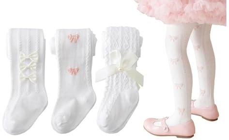 CHUNG Baby Girls Toddlers Infant Thin Mesh Tights Newborn Bowknot Stockings Leggings 0-5Years for Summer