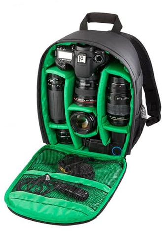 Chonor Kamerarucksack Grün - Fotorucksack Pro-DSLR-Tasche mit Laptop-Fach, Stativhalterung, wasserabweisend & stoßfest für Outdoor-Fotografie (Kompatibel mit Canon/Nikon/Sony)