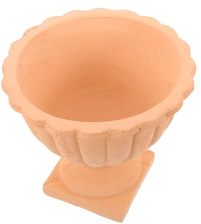 CIYODO Pot de Fleurs Terre Cuite Rouge Conteneur Chic pour Plantes Intérieur pour Décorations de Jardin