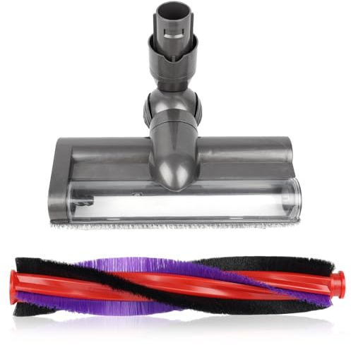LIROPAU Bürste Ersatzteile kompatibel mit Dyson Staubsauger V6, SV04, SV06, SV09 & DC58, DC59, DC61, DC62, DC72, DC74, Zubehör für Turbobürste mit Schnellspanner für Teppiche, Hartholz und Fliesen