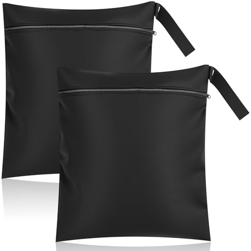 2 Stück Wetbag Schwimmsachen, Nassbeutel Schwimmen Erwachsene, Wet Bags, Wasserdichter Beutel Schwimmen, Nasstaschen, Reise Schwimmbeutel Wasserdichte Tasche für Schmutzige Strandtuch(30 x 35cm)