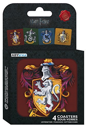 Abystyle ABYCOS001 Harry Potter Untersetzer, 4 Stück