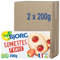 BJORG - Lunettes Fraise - Biscuits Bio - À la Farine Complète d’Épeautre - Sans Huile de Palme - Paquet de 200 g - lot de 2 (total de 400 g)