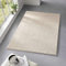 Taracarpet Teppich Kurzflor weicher Designer Uni Bodenbelag Madrid fürs Wohnzimmer, Kinderzimmer, Schlafzimmer und die Küche geeignet Creme Weiss 280x380 cm