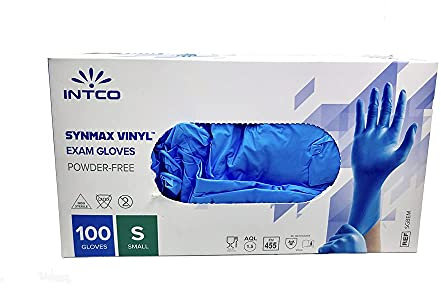 MULTIUSOS PLIS PLAS !UN DEDO Y NADA MAS¡ INTCO Hybrid-Handschuhe (Vitril), geeignet für Gesundheit und Lebensmittel, klein