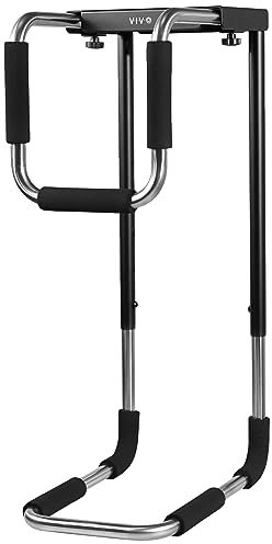 VIVO X-Large Heavy Duty Adjustable Computer CPU Tower Stand with Secure Locking, Holds up to 30kg, MOUNT-PC04L