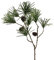 Floratexx Künstlicher Kiefernzweig 74cm mit 7 Trieben. Kunstpflanze Fakepflanze Kunstzweig Tannenzweig Nadelbaum