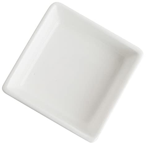 Cabilock Gu cuadrado de cerámica platos sushi platos pequeños cuenco de cerámica para servir platos para servir condimentos pasta de tomate ensaladera tazones de cereal mini
