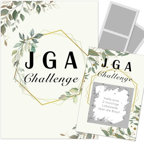 JGA Spiel für Frauen - 20 Rubbelkarten Mit Lustigen Aufgaben, Witziges Spiel für Brautparty, Junggesellenabschied Partyspiele