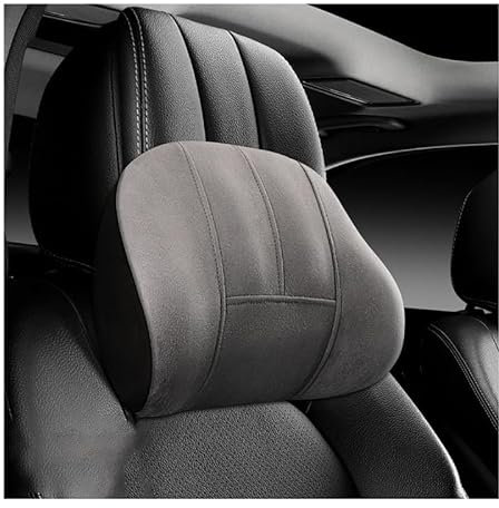 MMHGFIR Auto Nackenkissen für Kopfstütze, für BMW X3 (F25) SUV / X3 (F39) SUV 2010-2023 Autokissen Aus Leder Und Memory Foam, Reisekissen Zur Nackenstütze,Bequemes/Atmungsaktives,C