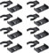 Greacesrio 8 Pièces Clips de Plinthe de Cuisine, Fixation Plinthe Cuisine avec Support d'Attache, Clip pour Plinthe Cuisine, Plinthe Cuisine pour Armoires de Cuisine, Pieds de Lit