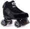 BTFL Trend-Skate Luca Damen,Frauen,Mädchen,Kinder,Rollschuhe,Discoroller,Rollerskates,Retro-Rollschuhe,Classic Roller,Vier Rollen,schwarz,EU 36