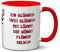 KiLaLa Tasse mit lustigem Spruch “Glühwein” Kaffeetasse personalisierbar Namen Geschenk weiß rot Rentier Weihnachten