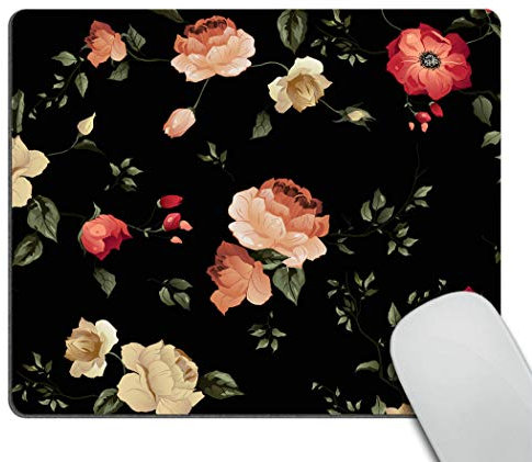 Wasach Autumn Mousepad Rectangle Mouse pad Beautiful Design Floral Mouse pad Office