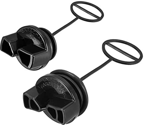 Uxcell 1 Set 952044640 Engine Oil Filler Cap Assembly Replacement for Poulan Wild Thing Woodshark Chainsaws